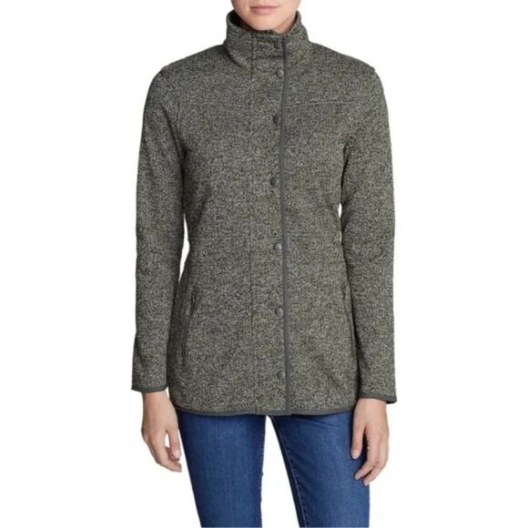 Eddie Bauer Radiator Fleece Field Jacket - Heathered Grey 2XL - Picture 1 of 9